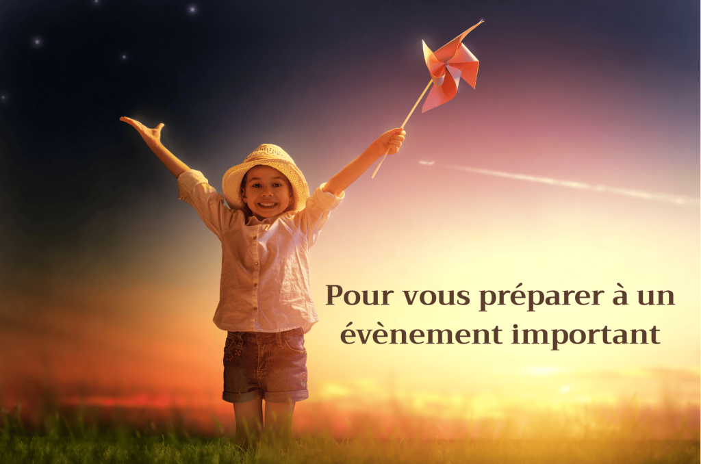 la sophrologie pour vous préparer à un événement important